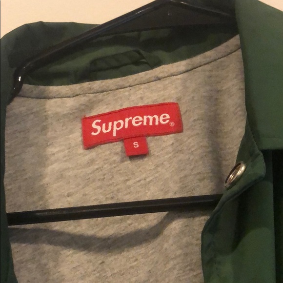 Supreme 1-800 Coaches Jacket Dark Green